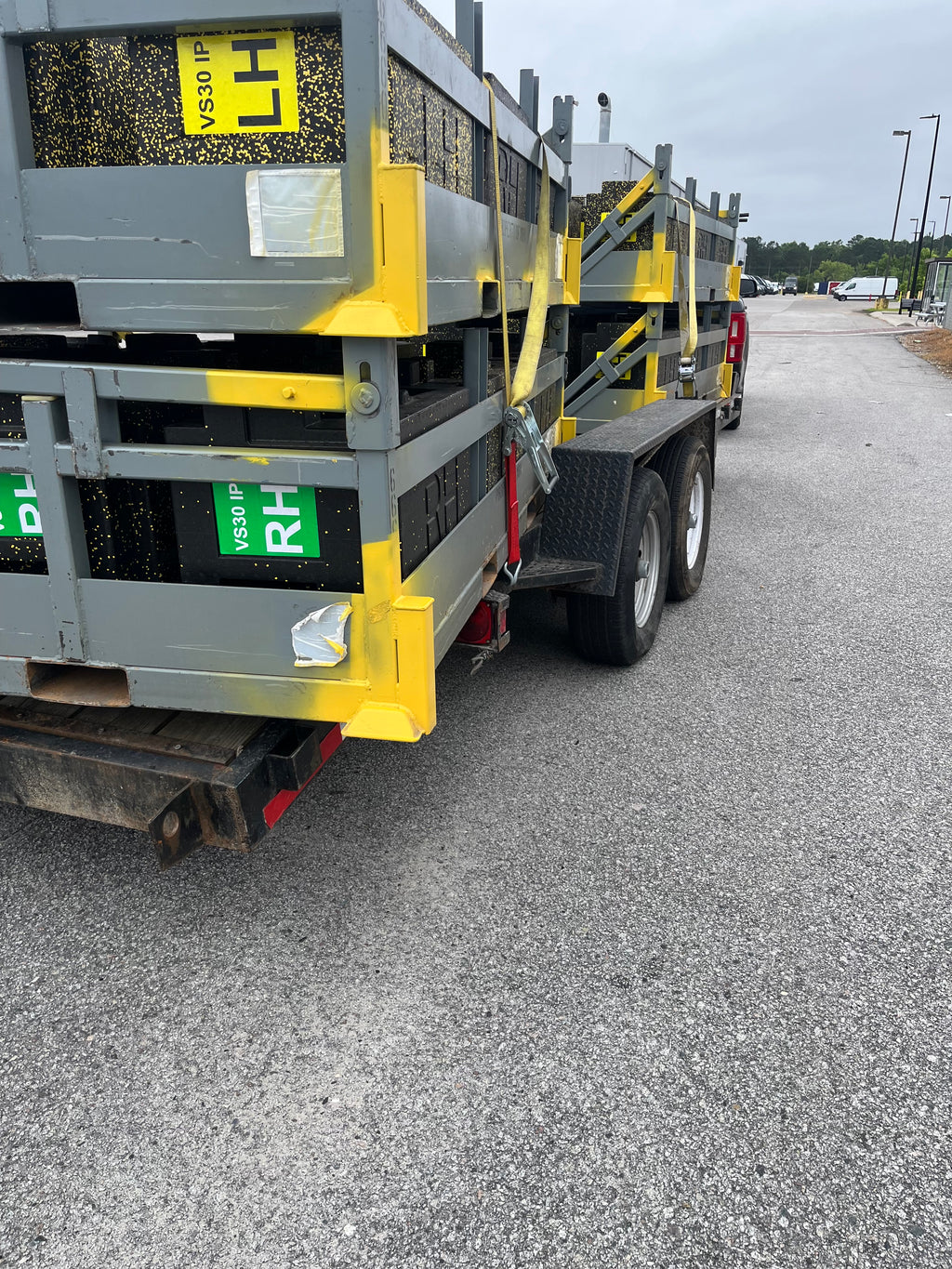 Industrial Steel Shipping Racks / Storage and Transportation Parts Racks 7ft X 5 ft