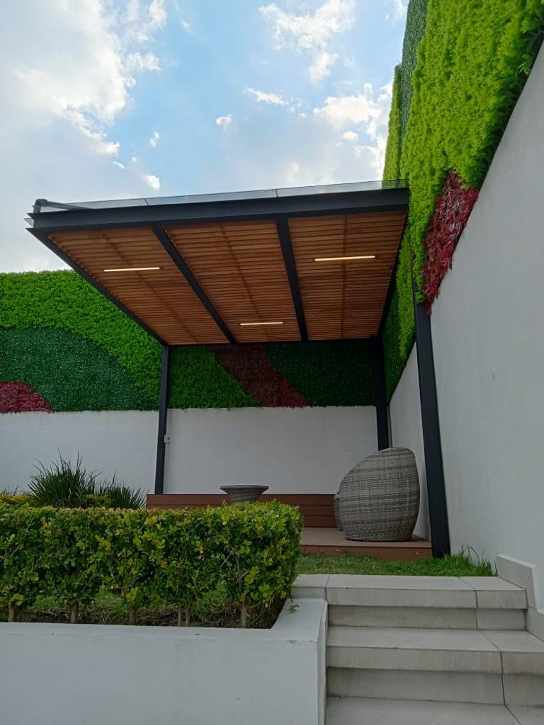 Luxury Steel & Wood Shade Structure